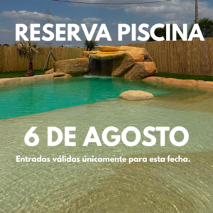 Entrada perro Piscina Canina - Jueves 6 de agosto - Turno Mañana 10-14h