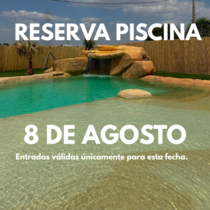 Entrada perro Piscina Canina - Sabado 8 de agosto - Turno Mañana 10-14h