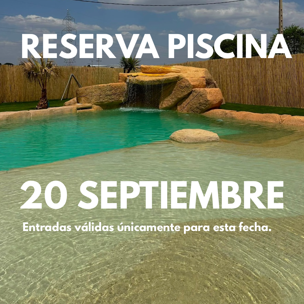 Piscina Canina - Domingo 20 de septiembre